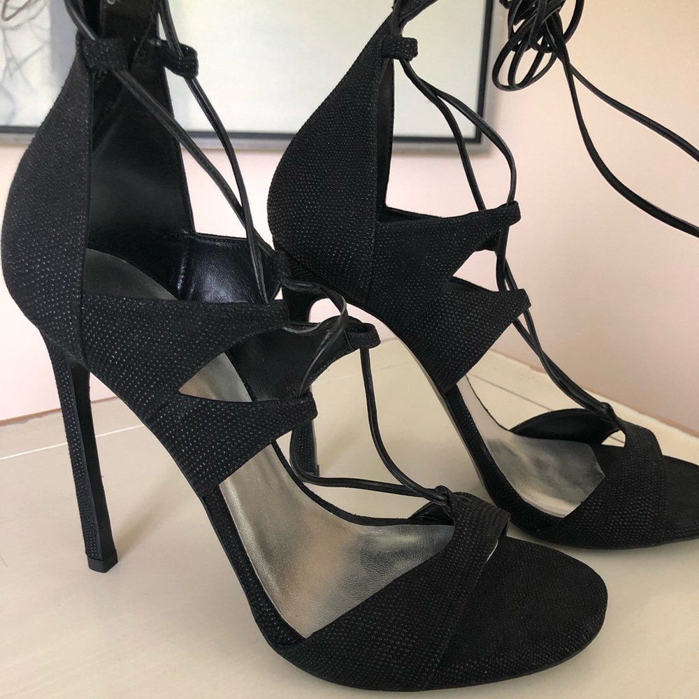 Brand new! Stuart Weitzman lace-up sandals